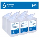 Scott Moisturizing Foam Fresh Scent Manual Hand Sanitizer Refills - 1 Liter Refill, 6 Refills per Case